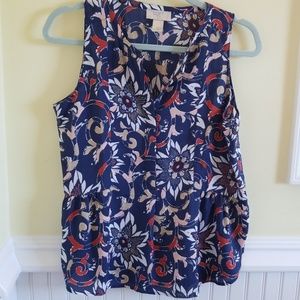 Pretty Floral Print LOFT Sleeveless Top!